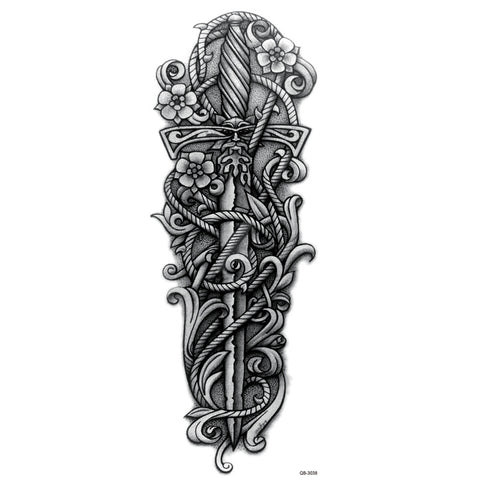 Buy Original Big Picture Full Arm Waterproof Tattoo Sticker online at Fashionner.