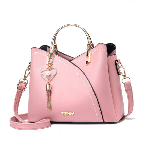 Buy Color-Blocked  Large-Capacity Shoulder Bag With High-Quality Crossbody Design online at Fashionner