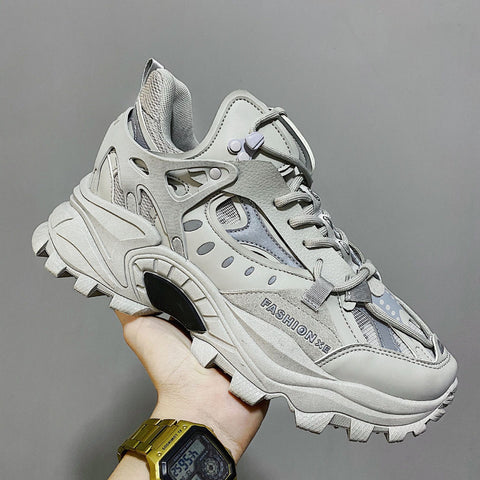 Shoes Men's Ins Trendy Shoes New Thick-Soled Heightened Korean Version With Luminous Men's Sneakers - Fashionner