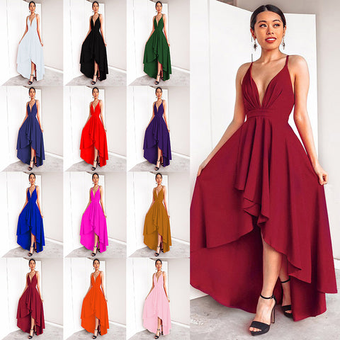 Robe de soirée à lacets