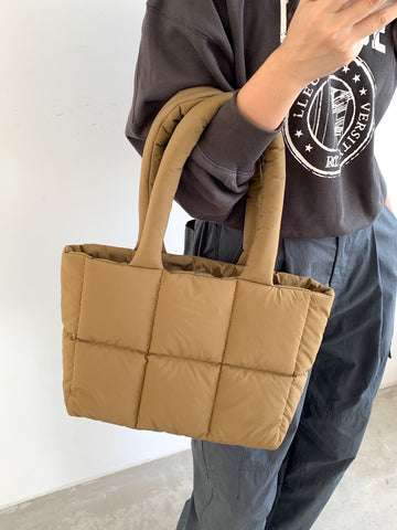 Large Capacity Plaid One-shoulder Portable Commuter Hand-carrying Bag - Fashionner