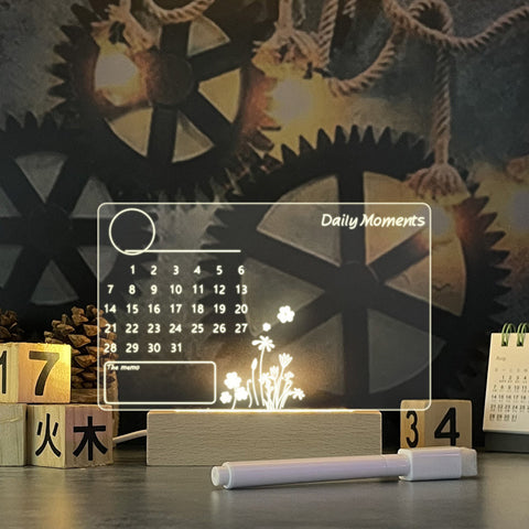 Buy Creative Note Board Creative Led Night Light Usb Message Board Holiday Light With Pen Gift For Children Girlfriend Decoration Night Lamp online at Fashionner.