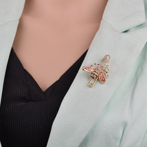 Broche abeille personnalisée