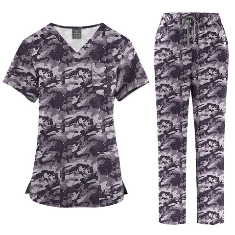 Printed Wash Comfortable Breathable Nurse Uniform
