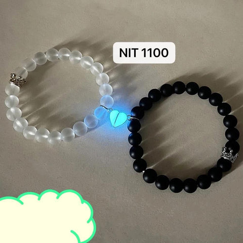 2 bracelets lumineux pour amoureux avec une paire de bracelets BFF beleket