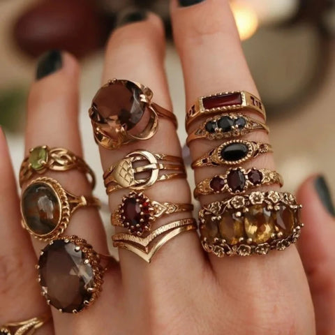 Buy Womens Adjustable-Opening High-End Jewelry Set online at Fashionner.