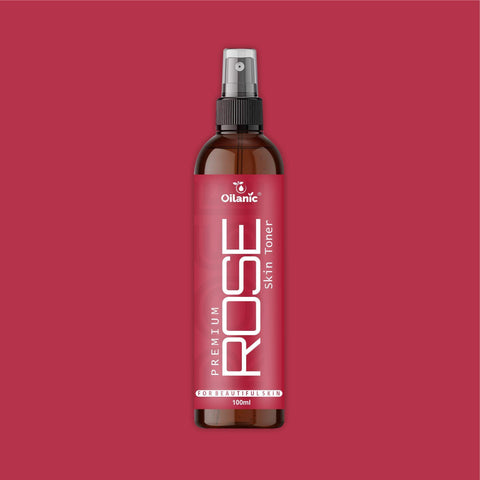 Oilanic Premium Rose & Cucumber Face Toner For Men & Women Combo Pack of 2 Bottles of 100 ml (200 ml )