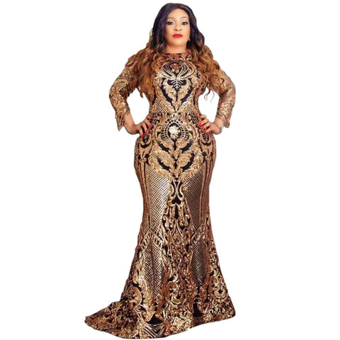 Robe de soirée à sequins