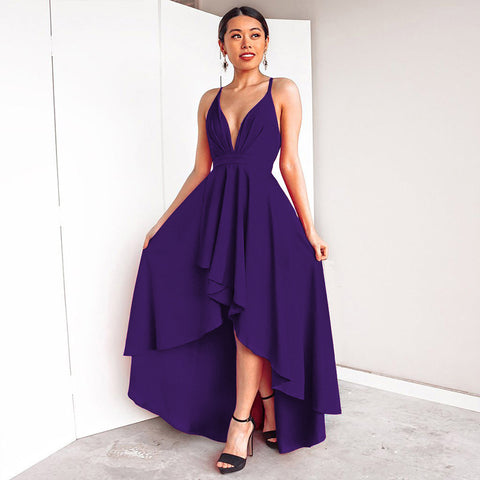 Robe de soirée à lacets