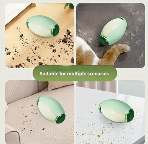 Rouleau anti-peluches portable en silicone