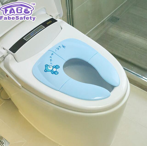 Siège de toilettes pliant pour enfants