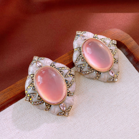 Buy Niche Medieval Vintage Stud Earrings Women Retro Earrings Elegant Fine Jewelry online at Fashionner.
