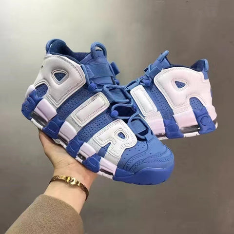 Giant Air Panda Liquid Silver Running Air Cushion Thick Sole Men's Shoe Basketball Shoe - Fashionner