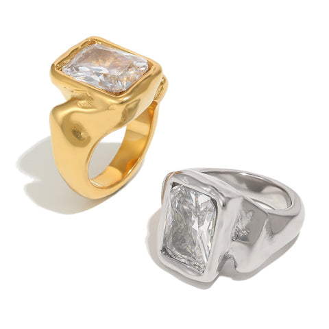 Buy Fashionable And Minimalist Stainless Steel Ring online at Fashionner.
