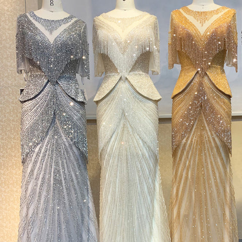 Robe de Soirée Sirène Femme Élégante Reine Banquet