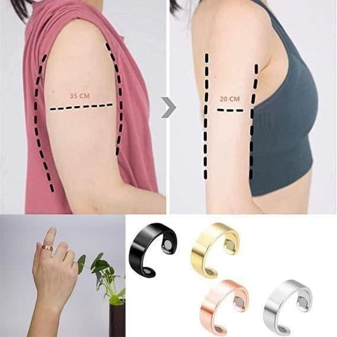 Anneau magnétique thérapeutique de drainage lymphatique pour hommes et femmes