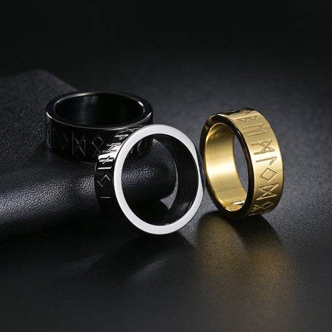 Bague d'ornement en acier de titane pour couple