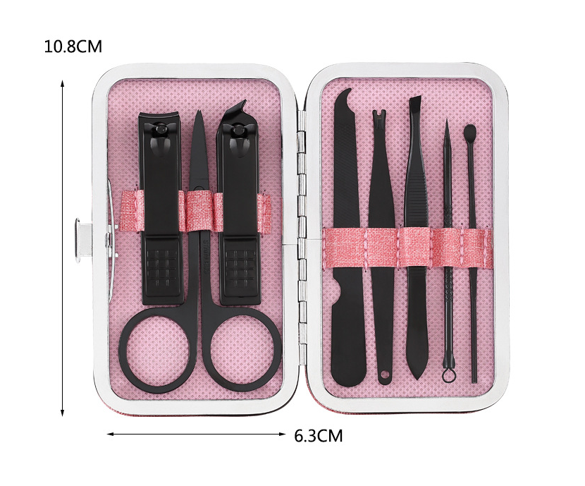 Manicure tool nail clipper 8 piece set - Fashionner