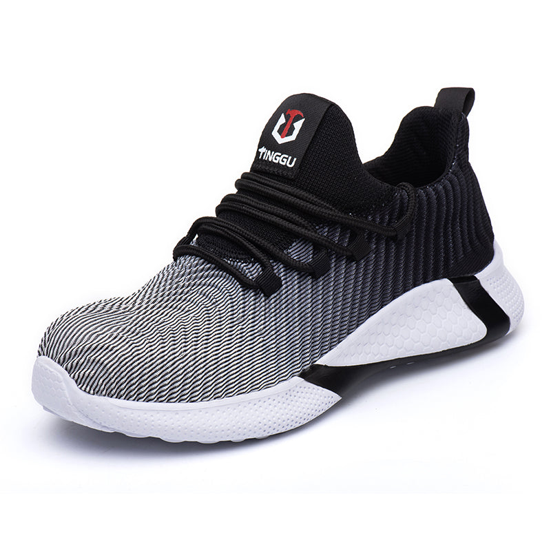 Summer Breathable Labor Insurance Shoes Men's Anti-Smashing Anti-Piercing And Stiff Safety Shoes - Fashionner