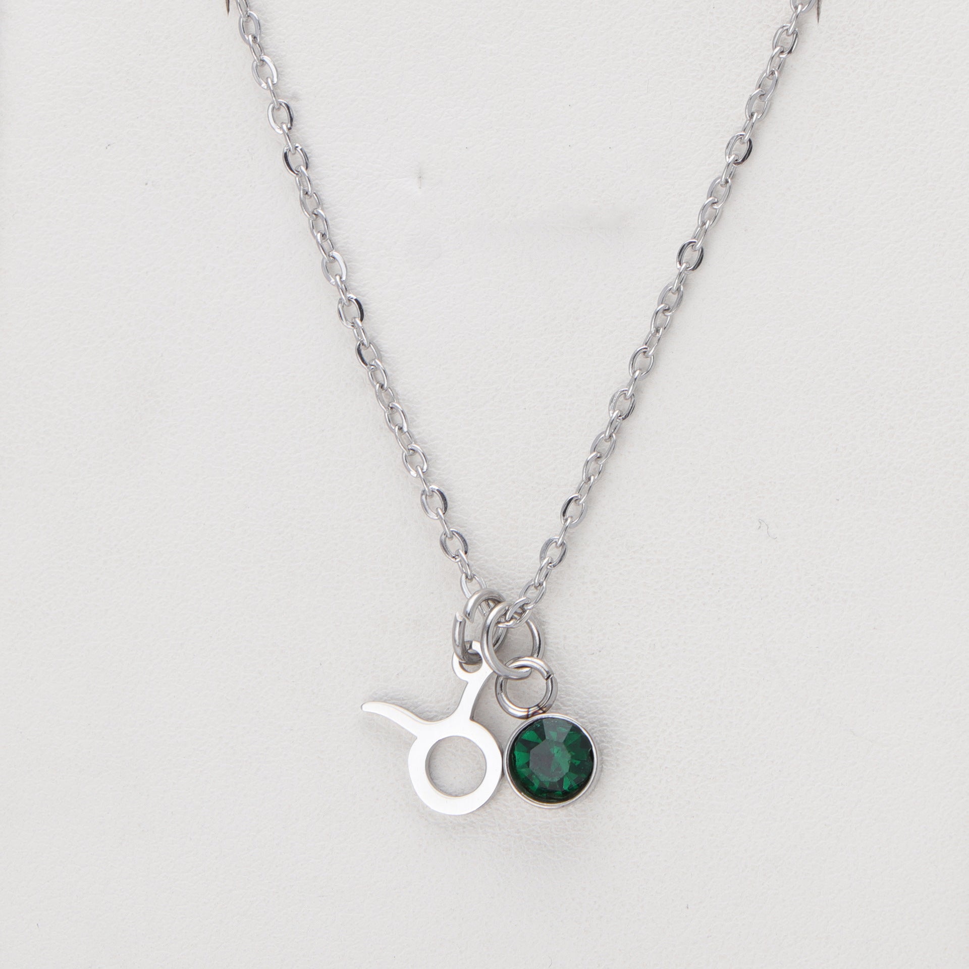 Buy Western Birthstone Necklace With 12 Zodiac Gemstone Pendants online at Fashionner.