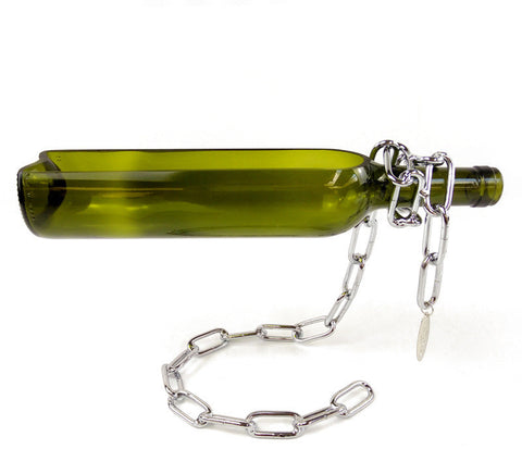 Pot de fleurs hydroponique créatif en verre suspendu pour succulentes bouteilles de vin