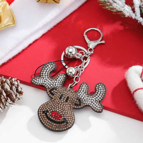 Porte-clés Femme Wapiti Série Noël