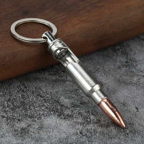 Porte-clés en métal Ouvre-bouteille Balle Pendentif créatif