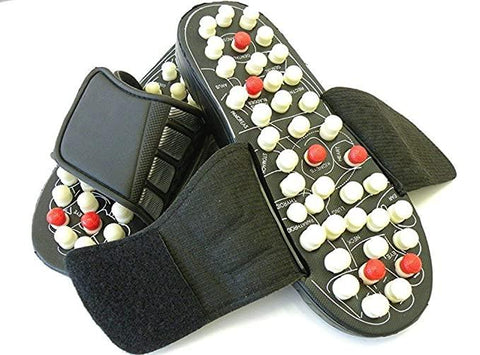 Chaussons de thérapie – Chaussons d'acupression et de thérapie manuelle magnétique Accu Paduka pour la circulation sanguine de tout le corps