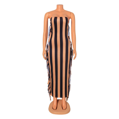 Robe fourreau moulante mi-longue pour femme