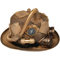 Steampunk Gothic Compass Hat Goggles - Fashionner