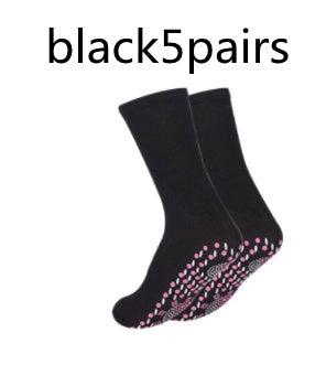 Hot Moxibustion Massage Health Care  Warm Feet Cold Socks - Tourmaline Thermal Circulation Self-Heating Shaping Socks, Tourmaline Acupressure Self-Heating Shaping