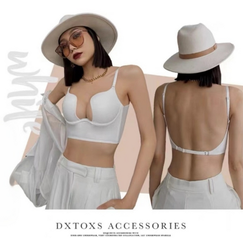 Sexy U-Back Hidden Back Push-Up Bra For Women
