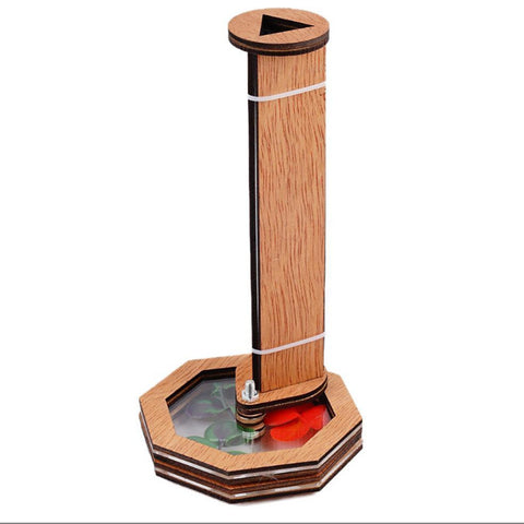 Toddler toys Wooden DIY Rotating Kaleidoscope Kit Outdoor Kids Toys - Fashionner