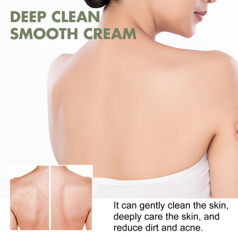 Deep Clean Smooth Cream, Improve Dark Spots Acne Exfoliation Repair Moisturizing Cream