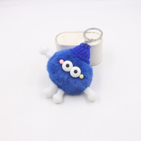 Plush Cars And Bags Keychain Ornaments