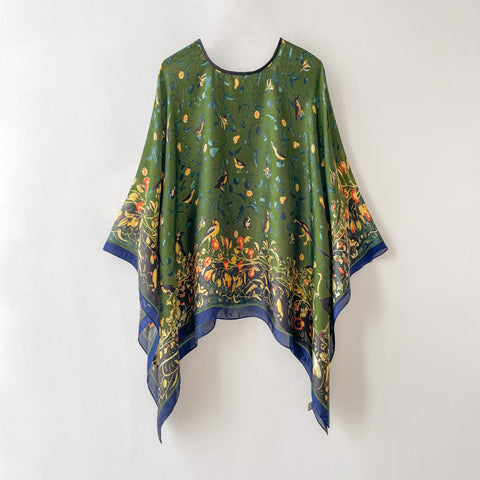 Silk Scarf Artificial Silk Sunscreen Scarf For Women Pullover Shawl - Fashionner