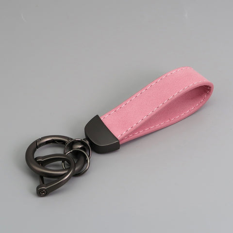 Porte-clés anti-perte en daim pour voiture