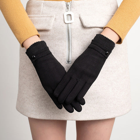 Gants d'hiver en polaire thermique pour la maison