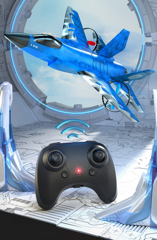 Modèle d'avion électrique télécommandé Jouets pour garçons Résistant aux chutes et à l'usure Avion de chasse planant Planeur à voilure fixe