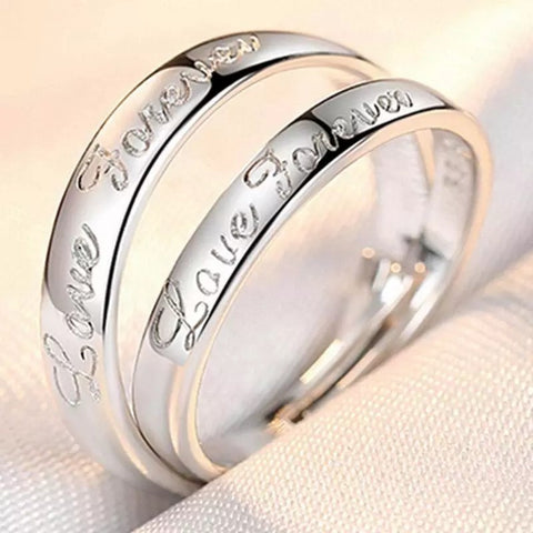 Bague de couple édition coréenne minimaliste