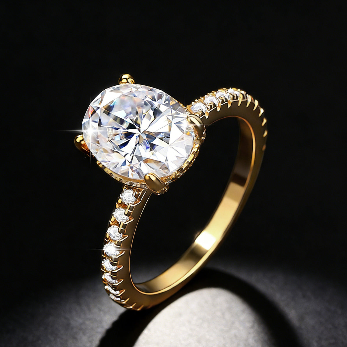 Buy Affordable Luxury Fashion Moissanite Ring For Women online at Fashionner.