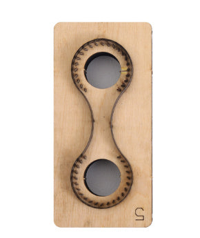 Moule de découpe en cuir pour couteau de décoration suspendue pour porte-clés