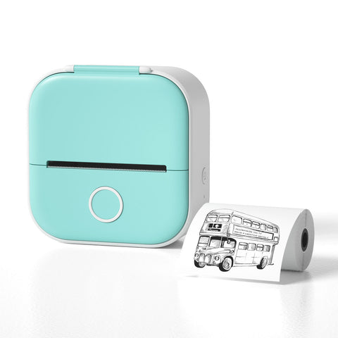 Mini Imprimante Thermique Portable Imprimante Photo Maison Imprimante de Mauvaises Questions pour Étudiant Imprimante d'Étiquettes Mini Bluetooth Étiquette de Prix