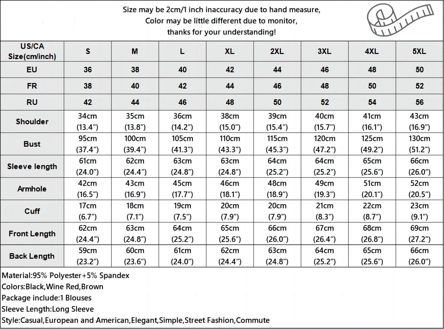 Women's Long-sleeved Shirt Round Neck Retro Solid Color - Fashionner