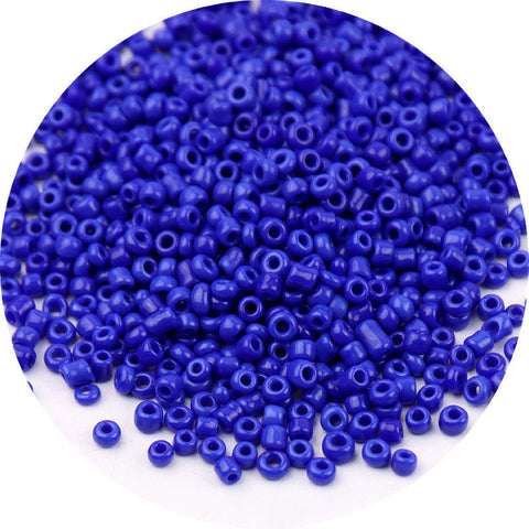 Perles de riz en verre peintes de couleurs mélangées