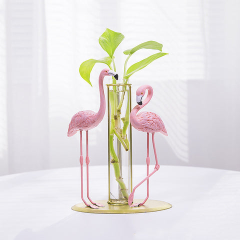 Décoration de chambre de fille Flamant rose hydroponique