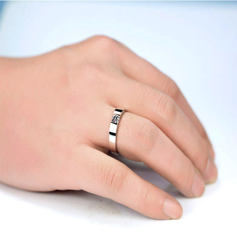 Bague de Couple en Platine