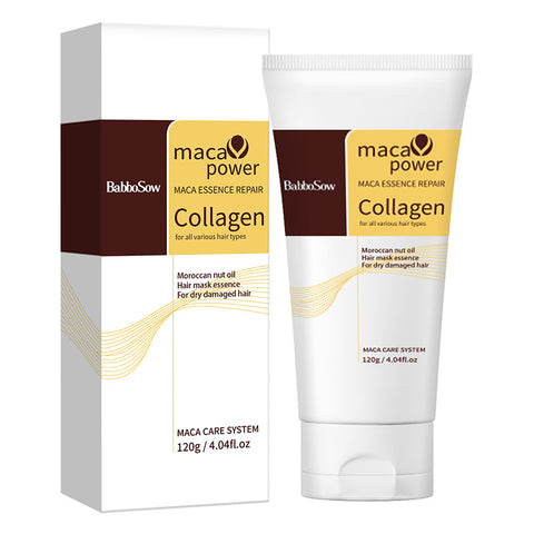 Masque Capillaire Hydratant au Collagène Crème Nourrissante Douce Nettoyage Profond Huile Essentielle Soin Capillaire