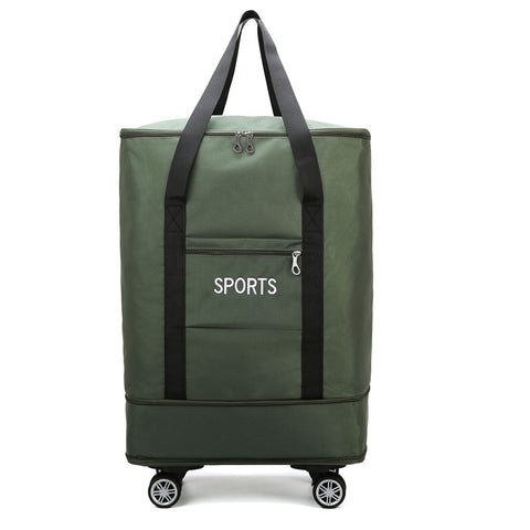 Removable Universal Wheel Large Capacity Expansion Storage Bag - Fashionner