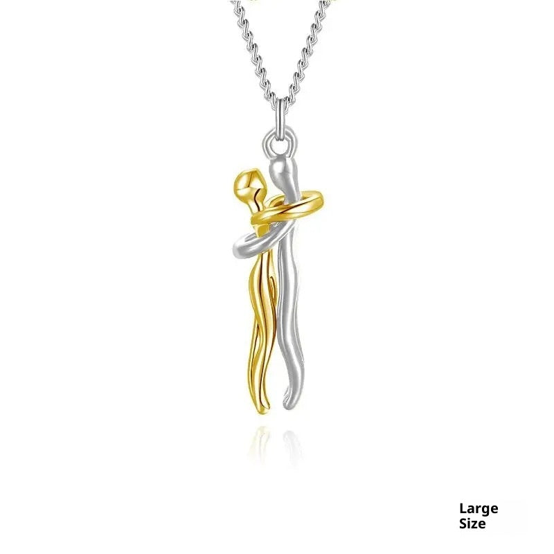 Buy Embrace Emotional Expression Collarbone Pendant Necklace online at Fashionner.